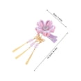 thumbnail image 2 of LOLIPPYY 4Pcs Traditional Chinese Flower Hair Barrettes Assorted Color for Costume Wear, 2 of 6