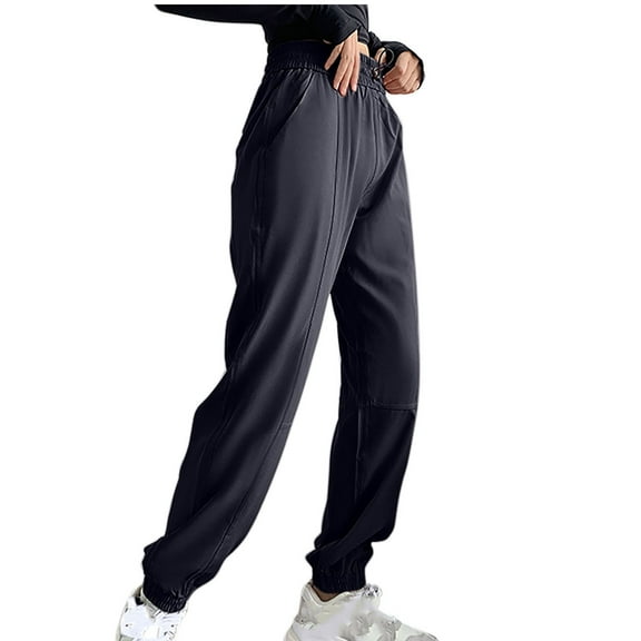 Fashion Plus Size Casual Pants for Womens Elastic Waist Casual Solid Color Bow High Waist Wide Leg Casual Pants