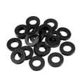 thumbnail image 1 of 10 x 19 x 3mm Junta de O-Ring de Manguera de Goma Plana Lote para Grommet 20 piezas, 1 of 3