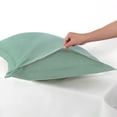 thumbnail image 4 of Unique Bargains 2-Pack Envelope Closure Pillow Sham Queen Spa Blue, 4 of 8