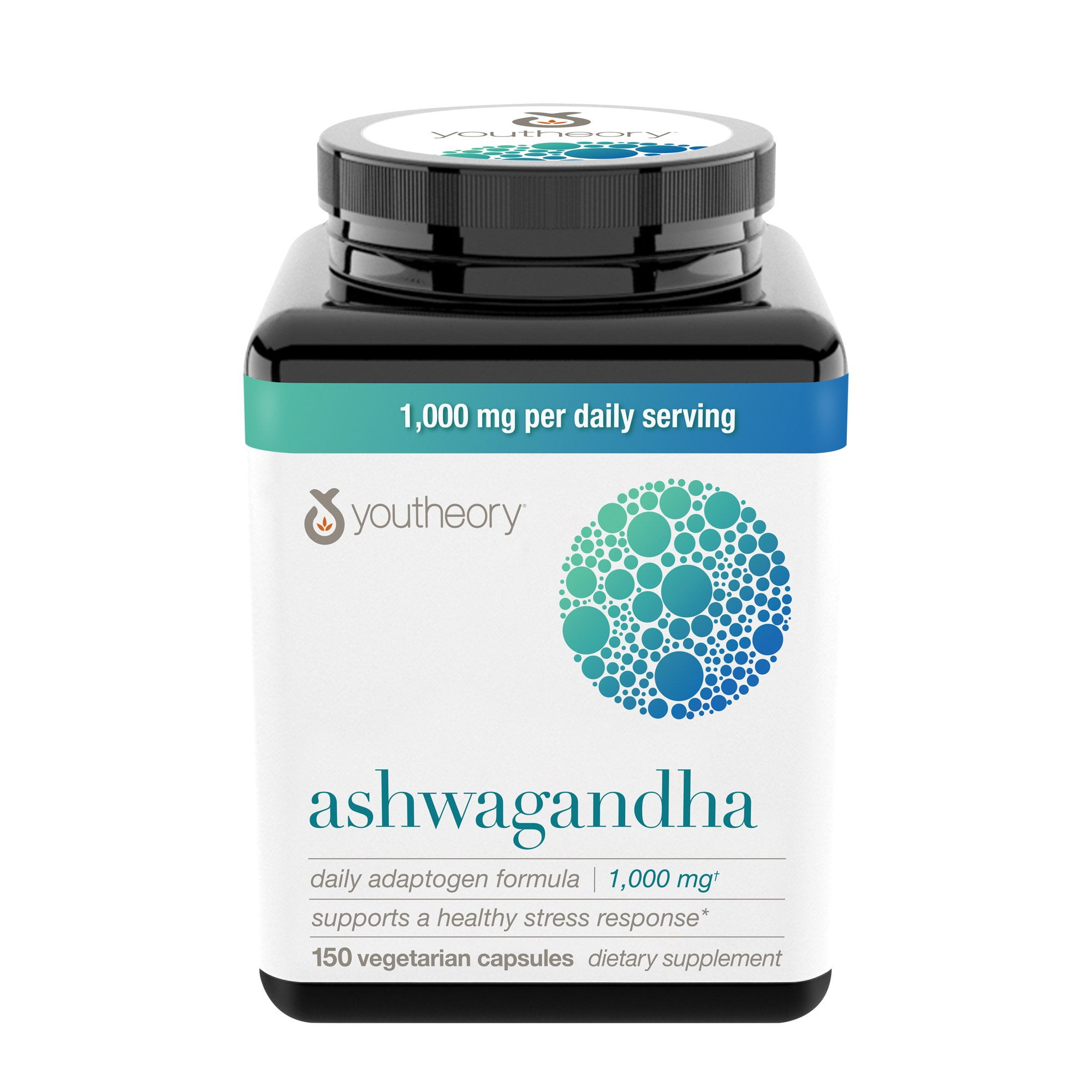 youtheory Ashwagandha 1,000 mg., 150 Capsules