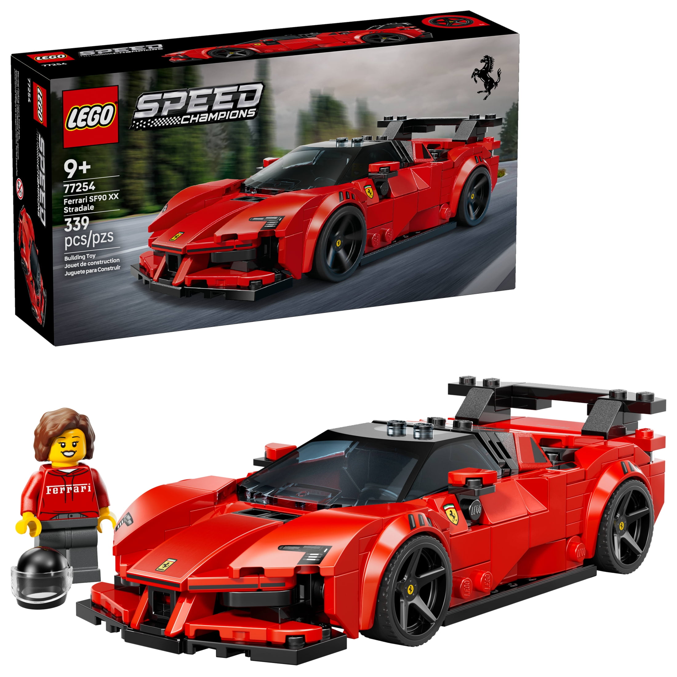 LEGO Speed Champions Toyota GR Supra Set, Includes Race Car Driver
