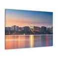 thumbnail image 5 of Madison Night Skyline Canvas Artwork Breathtaking Stunning Cityscape for Home Decor Ready to Hang, 5 of 18