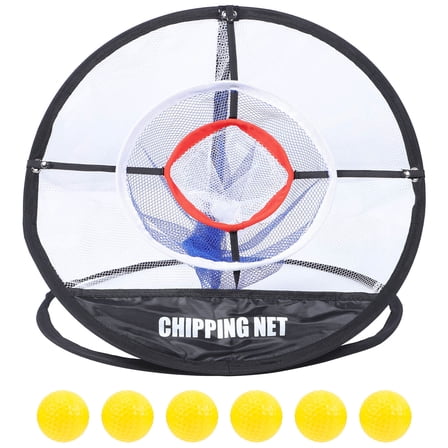 WRITWAA Portable Golf Chipping Practice Net Nylon Mesh Multi-Use Golf Training Set for Backyard and Driving Range