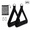 2 black controllers + 2 carabiners packed in bags, variant on Heavy Duty Exercise Handles with NBR Foam Grip Replacement Cable Attachment for Pull Up Bars Resistance Bands and Gym Machine, Non Slip Workout Fitness Grip Straps with Carabiners and Storage Bag