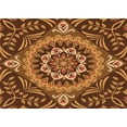 thumbnail image 1 of Ahgly Company Indoor Rectangle Patterned Carrot Orange Area Rugs, 5' x 8', 1 of 1