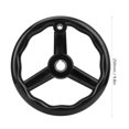 thumbnail image 1 of FAGINEY Hand Wheel, Black Lathe Handwheel 250*22mm Lathe Handwheel, For Machine Tool, 1 of 8