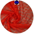thumbnail image 2 of MDS Pack of 10 Yard Solid Lace Trim Fabric for Wedding Decoration by 55”- Red, 2 of 5
