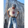 thumbnail image 3 of Camiseta de algodón con estampado gráfico punk Y2K para hombre, cuello redondo corto, ropa urbana gótica, camisetas de manga corta, ropa para hombre, 3 of 6