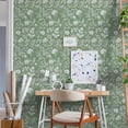 thumbnail image 3 of DAZLUTE Floral Wallpaper Peel and Stick,Self Adhesive Removable Wallpaper for Home Bedroom Cabinets Decorative Thicken 17.32" x 118", 3 of 9
