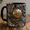 Black, variant on Basketball Mug 3D Effect Gold Mosaic Hoop Dreams Coffee Cup for Basketball Lovers