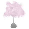 thumbnail image 1 of Lámpara de ambiente romántico de plumas nórdicas moderna ligera decoración de cabecera rosa, 1 of 8