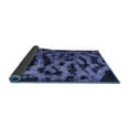thumbnail image 2 of Ahgly Company Indoor Square Persian Blue Bohemian Area Rugs, 6' Square, 2 of 4