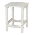 thumbnail image 2 of Tcbosik 14 inch Square Side Table for Outdoor, Small End Table for Patio, Poolsied, Backyard, White, 2 of 11