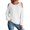 WH1, variant on Waffle Knit Cold Shoulder Sweaters for Women Back Button Crew Neck Long Sleeve Shirts Loose Fit Casual Knitwear Knit Pullovers Jumper Lightweight Fashion Going Out T Shirt Top Wh2 Xl