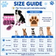thumbnail image 7 of QZGZDS Dog Socks 4 Pack for Dogs, Anti-Slip Dog Shoes with Grippers, Adjustable Reflective Dog Booties Pink, 7 of 7