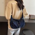 thumbnail image 2 of Bolso Bandolera Messenger Denim para Mujer Compras Viajes, 2 of 9