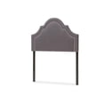 thumbnail image 3 of Baxton Studio Baxton Studio Rita Modern and Contemporary Dark Grey Fabric Upholstered Twin Size Headboard, 3 of 6