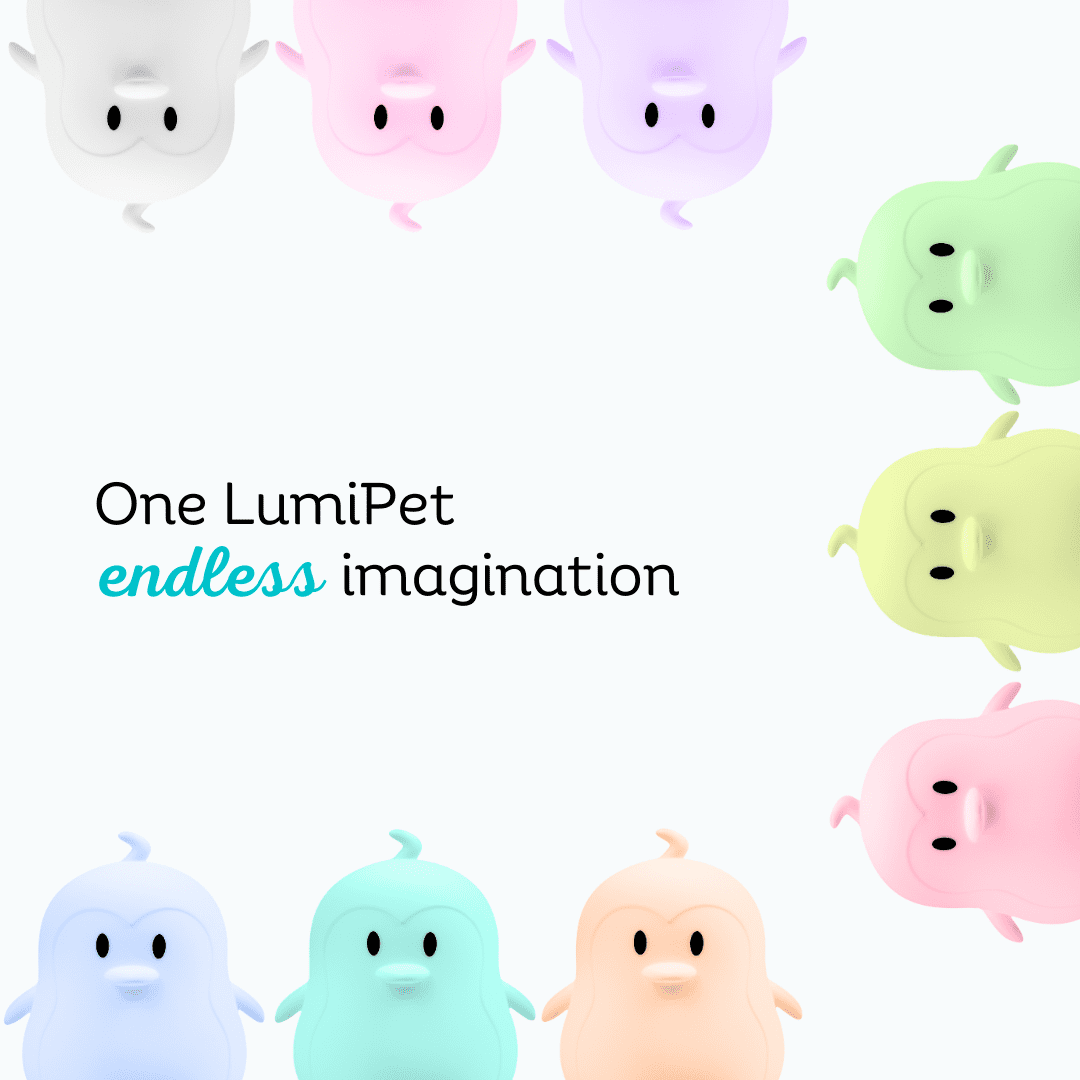 LumiPets By Lumieworld Nursery Nightlight: Penguin-Shaped Baby Nightlight - Rechargeable
