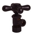 thumbnail image 3 of Westbrass 3/8" x 20" Flat Head Supply Line Toilet Kit with Cross Handle Angle Valve, Oil Rubbed Bronze, 3 of 9