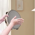 thumbnail image 4 of Weloille 9inch Wooden Tambourine, Hand Held Drum Bell, Musical Gift Educational Instrument for Kids and Adults, 4 of 5