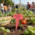 thumbnail image 6 of 100Pcs Waterproof T-Type Herb Garden Labels, UV-Resistant PVC Plant Markers – Reusable Vegetable Flower Identification Tags for Outdoor Raised Bed Greenhouse, 6 of 7