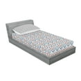thumbnail image 2 of Ambesonne Vintage Fitted Sheet & Pillow Sham Set, Floral Patterns, Twinxl, Multicolor, 2 of 2