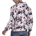 thumbnail image 6 of Salouo Lilies Flowers Pattern Men's Fall Hoodie Sweatshirt,Sport Hoodie with Pockets for Men Pullover Casual Hooded Sweatshirt-Small, 6 of 7