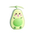 thumbnail image 1 of Light Green Pequeño ventilador de refrigeración personal de aguacate para electrodomésticos de verano para viajes al aire libre en el hogar, 1 of 5