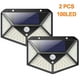 thumbnail image 1 of 2 piezas de lámparas solares para exterior, lámpara solar superbrillante de 100 LED, 1 of 5