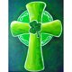 thumbnail image 1 of Cuadros Decorativos Pintura de diamante 5D DIY cruz verde taladro redondo cuadro de diamantes de imitación artesanía Sywqhk Nuevos Originales, 1 of 9