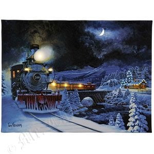 Illuminated Christmas Decorations Mr. Christmas Original Classics Train Illuminated Wall Art, Measures 15.75 By Mr Christmas ()