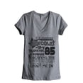 thumbnail image 1 of Starcourt Mall Upside Down Women's Fashion Relaxed V-Neck T-Shirt Tee Heather Grey Medium, 1 of 3