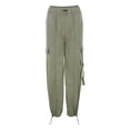 thumbnail image 5 of Women's Casual High Waisted Wide Leg Pants Loose Comfortable Workwear Trousers For Everyday Outfit Summer Fall, 5 of 8