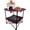 Black & Red, variant on 2 Tier Outdoor Camping Gear, Foldable Camping Table with Carry Bag and 4 Cup Holders,Lightweight Collapsible Canvas Table for Beach, Picnic, BBQ,Campfires,Fishing,Hiking,Tailgating