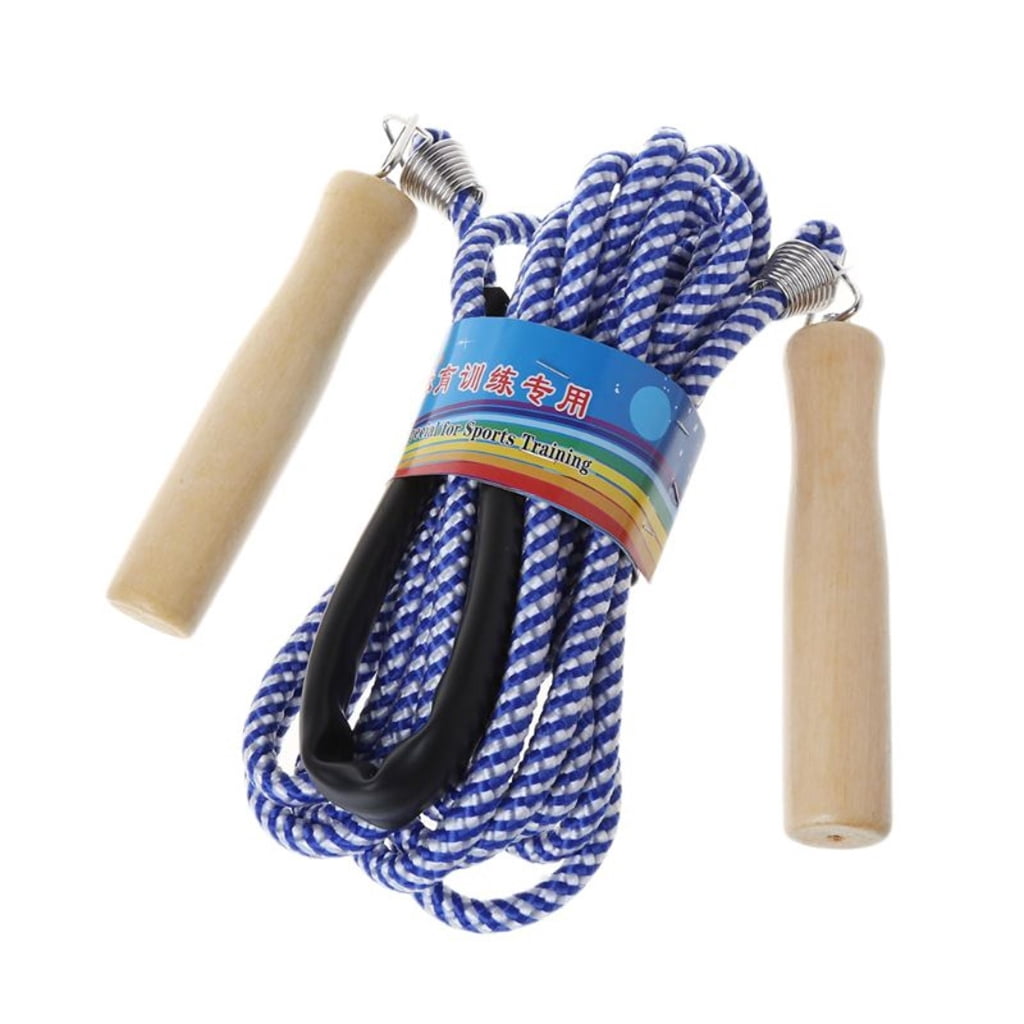 Oasiva 1pc Skipping Rope with Wooden Handle, Multiplayer Team Jumping Rope for Outdoor