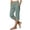 41Light Green246, variant on WERYOUNG Casual Summer Straight Leg Capri Pants For Women With Pockets Loose Beach Trousers Daily Wear Breathable Bottom L