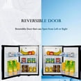 thumbnail image 3 of SMAD 1.4 Cu Ft Portable Mini Fridge Refrigerator with Reversible Door, 12 V DC 65 W, 3 of 7