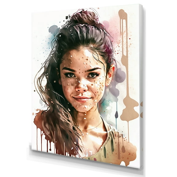Designart Style Icon Portrait IV Canvas Wall Art