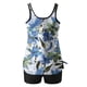 thumbnail image 2 of Trajes de Baño Modestos para las Mujeres Traje de Baño de Eslinga de Impresión de Hojas de Flores Multicolores, Cintura Alta Y Tops de Traje de Baño de Apoyo para las Mujeres, 2 of 6