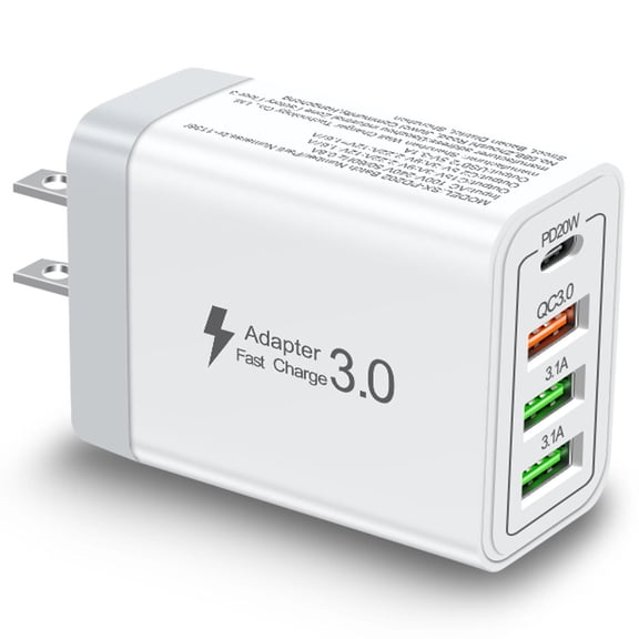 YIIYRY USB C Charger Block,Fast Charging USB Wall Charger,Power Travel Adapter for Phone,Tablet,Travel Essentials,Phone Accessories under $5