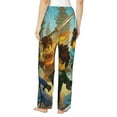 thumbnail image 3 of Power Ninjago Women's Pajama Pants Lounge Daily Novelty Cozy Sleep Bottoms Pants Sleepwear With Pockets, 3 of 8