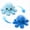 Light blue + blue 1-piece that can change colors, variant on Reversible Octopus Plushie 7.8 -Inch Crying Eyes Two-Sided Flip Plush Toy with Embroidered Details Cute Mini Collectible Plush for Kids, Teens, and Adults