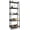 Black, variant on CAPHAUS 24 Inch Width 5-Tier Ladder Shelf, Free Standing Bookcase with Open Shelves, Storage Rack Organizer, Industrial Book Shelves for Living Room, Home Office, Kitchen, Rustic Oak Wood Shelves
