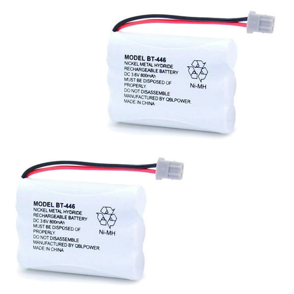 2PCS BT-446 BT-1004 BT-1005 BT-504 Rechargeable Cordless Telephone Battery
