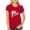 Red, variant on ZIZOCWA Women'S Spring Tops Tech 2 Love Short Print Lover Day Shirts Tops Letter Valentine'S Women Sleeve T Couples Women'S Blouse Casual Solid Work Tee