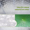 thumbnail image 2 of Cortina de ducha de 180 x 180 cm Cortina de baño PEVA transparente, 2 of 5