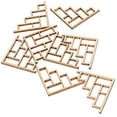 thumbnail image 1 of IFANLANDOR 8PCS Wood Flower Pattern Corner Applique for DIY Architectural Model and Cabinet Attachment, 1 of 4