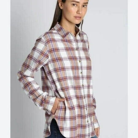 

Jach s Girlfriend Ladies Cozy Flannel Long Sleeve Purple Large