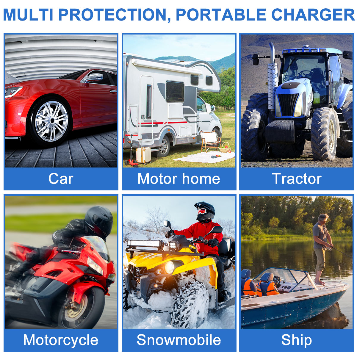 Solar Panel Kit 12V 30W IP65 Waterproof Solar Trickle Charger Portable Monocrystalline Solar Powered Battery Charger with Voltage Regulator Car Battery Charger Controller